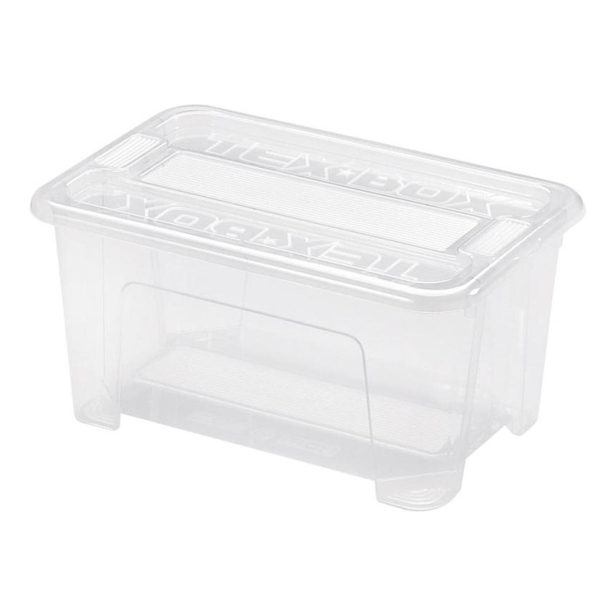 Škatla za shranjevanje TEX BOX 4,5 l prozorna