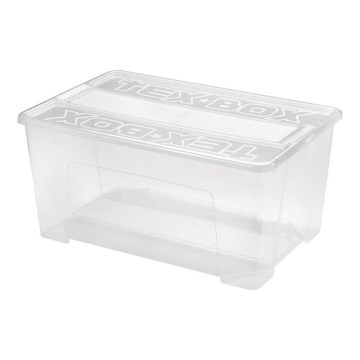 Škatla za shranjevanje TEX BOX 48 l prozorna