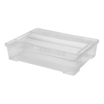 Škatla za shranjevanje TEX BOX 60 l prozorna