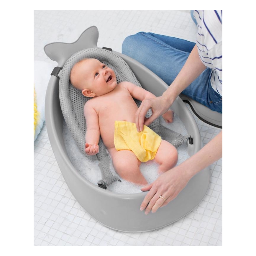 Skip Hop - Otroška kad z ergonomsko podlogo MOBY 3 siva