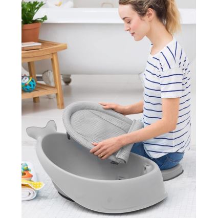 Skip Hop - Otroška kad z ergonomsko podlogo MOBY 3 siva