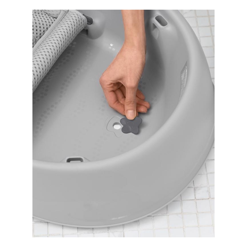 Skip Hop - Otroška kad z ergonomsko podlogo MOBY 3 siva