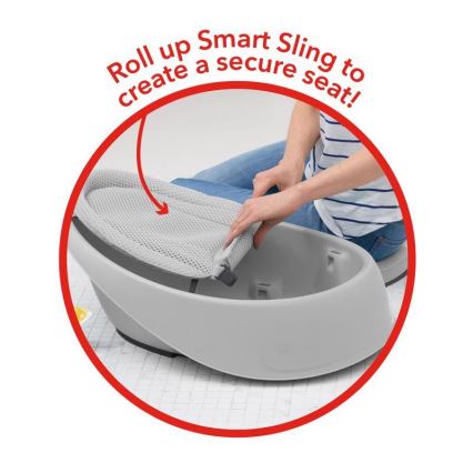 Skip Hop - Otroška kad z ergonomsko podlogo MOBY 3 siva