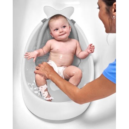 Skip Hop - Otroška kad z ergonomsko podlogo MOBY 3 bela