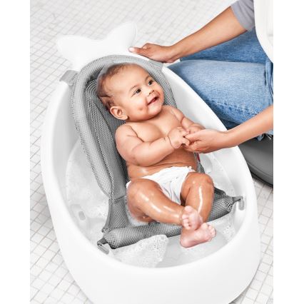 Skip Hop - Otroška kad z ergonomsko podlogo MOBY 3 bela