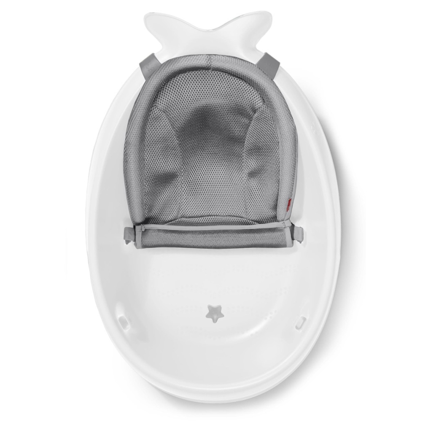 Skip Hop - Otroška kad z ergonomsko podlogo MOBY 3 bela
