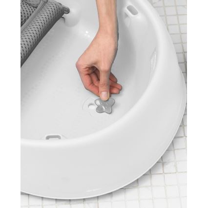 Skip Hop - Otroška kad z ergonomsko podlogo MOBY 3 bela
