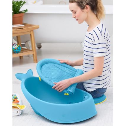 Skip Hop - Otroška kad z ergonomsko podlogo MOBY 3 modra