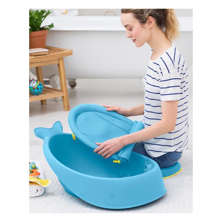 Skip Hop - Otroška kad z ergonomsko podlogo MOBY 3 modra