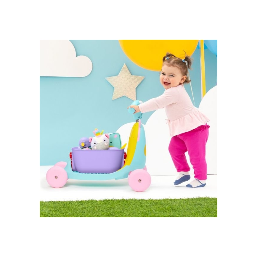 Skip Hop - Otroško kolo 3v1 ZOO samorog 3xAAA