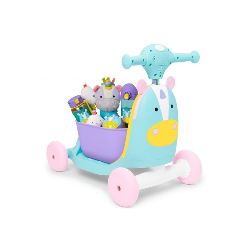 Skip Hop - Otroško kolo 3v1 ZOO samorog 3xAAA
