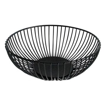 Skleda za sadje KITCHISIMO, premer 18 cm, črna