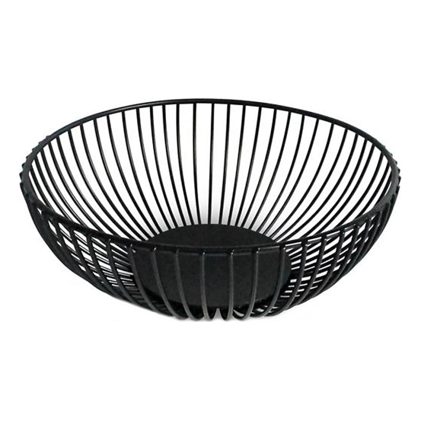 Skleda za sadje KITCHISIMO, premer 18 cm, črna