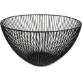 Skleda za sadje KITCHISIMO, premer 25 cm, črna