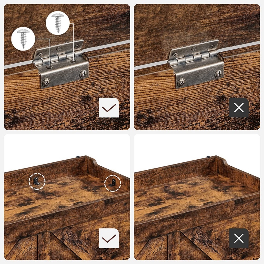 Skrinja TOVIAN rjava