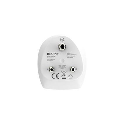 Potovalni adapter tipa D za Indijo