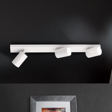 Smerna stropna svetilka SEAN 3xGU10/13W/230V bela