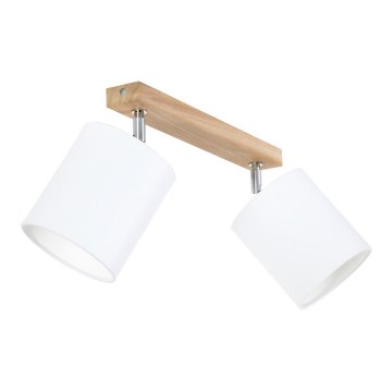 Smerna svetilka APRILLIA 2xE27/25W/230V hrast/bela