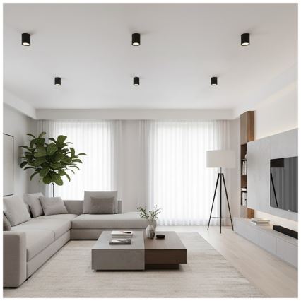 Smerna svetilka OH12 1xGX53/35W/230V 9,6 cm črna