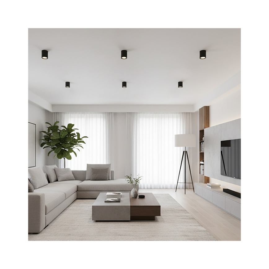 Smerna svetilka OH12 1xGX53/35W/230V 9,6 cm črna