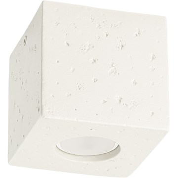 Smerna svetilka QUAD 1xGU10/10W/230V beton/kremna