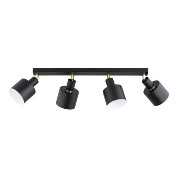 Smerna svetilka ZORENA 4xE27/15W/230V črna