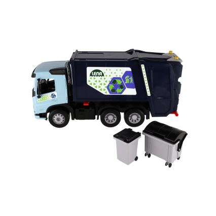 Smetarski tovornjak Volvo WORXX, 53 cm, v modri/črni barvi