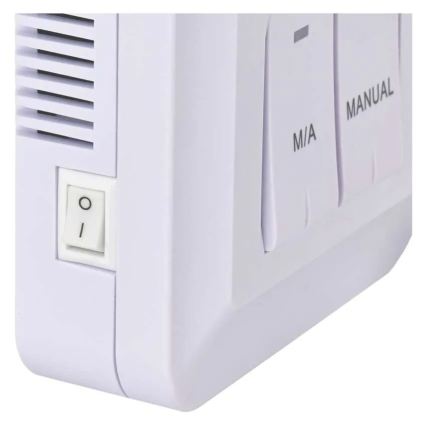 Sobni ročni brezžični termostat 230V/16A 2xAA bel