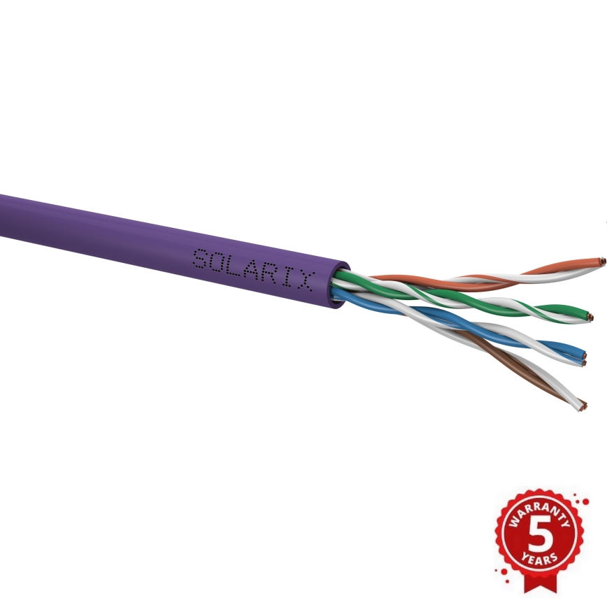 Solarix - Namestitveni kabel CAT5E UTP LSOH Dca-s1,d2,a1 305m