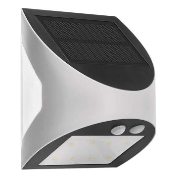 Solarna stenska svetilka s senzorjem LUMI LED/3,7W IP54 bela