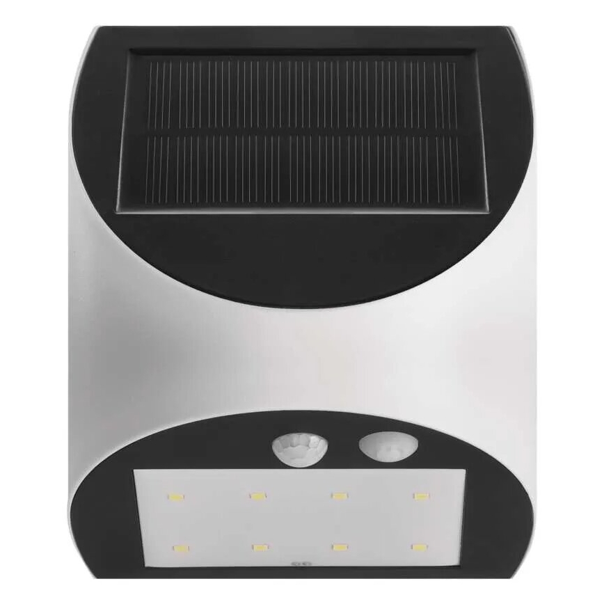 Solarna stenska svetilka s senzorjem LUMI LED/3,7W IP54 bela