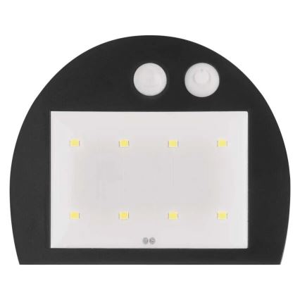 Solarna stenska svetilka s senzorjem LUMI LED/3,7W IP54 bela