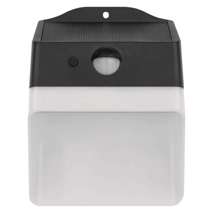 Solarna stenska svetilka s senzorjem LUMI LED/3,7W IP65 črna