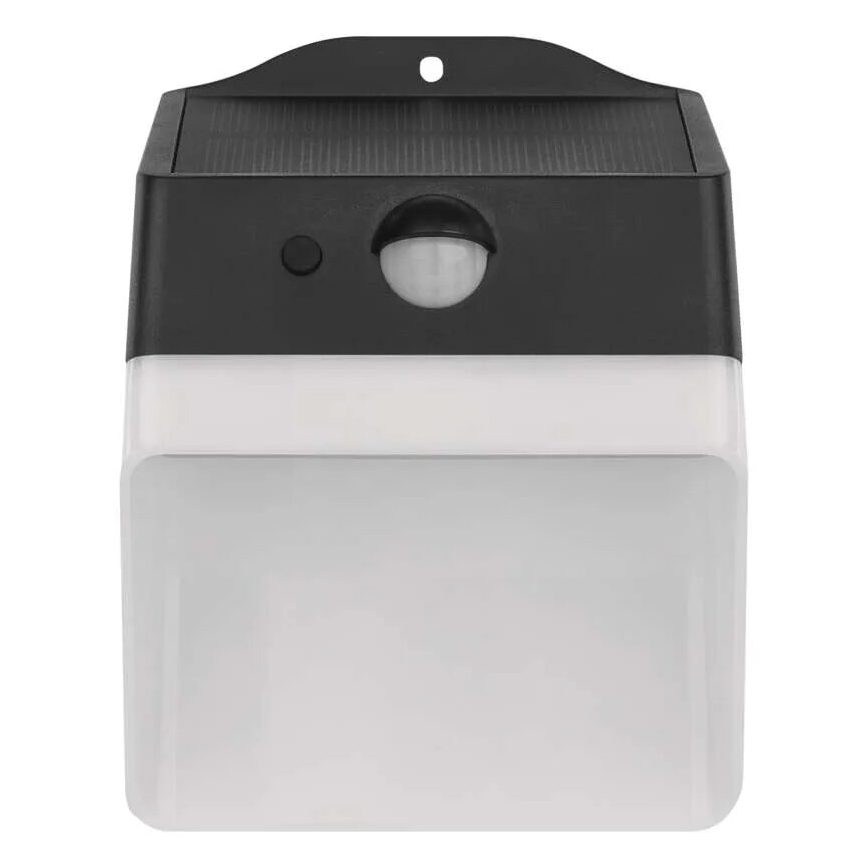 Solarna stenska svetilka s senzorjem LUMI LED/3,7W IP65 črna