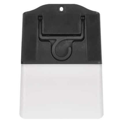 Solarna stenska svetilka s senzorjem LUMI LED/3,7W IP65 črna