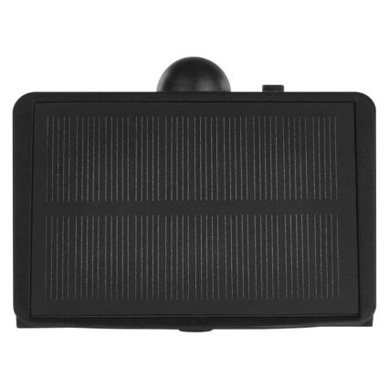 Solarna stenska svetilka s senzorjem LUMI LED/3,7W IP65 črna
