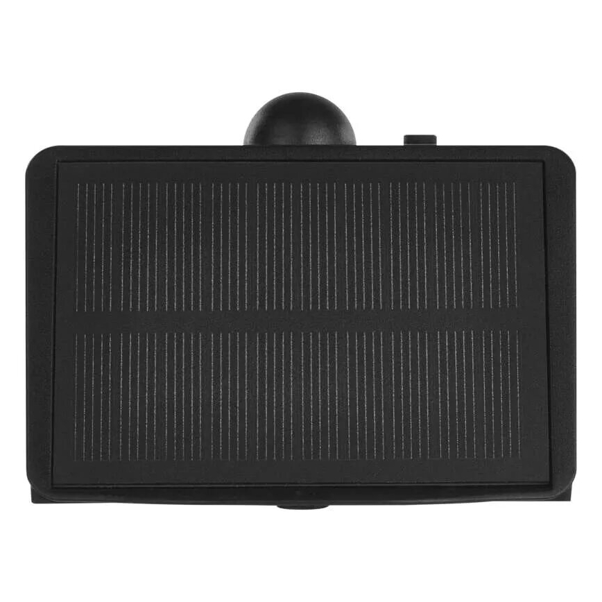 Solarna stenska svetilka s senzorjem LUMI LED/3,7W IP65 črna