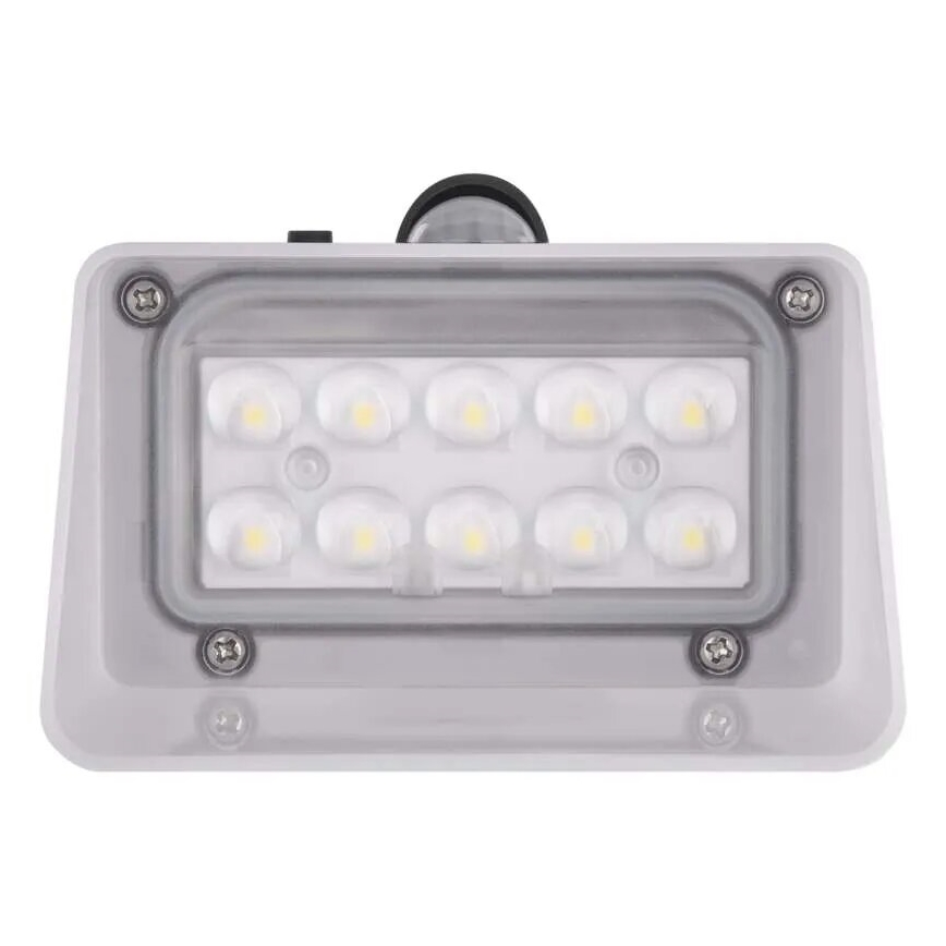 Solarna stenska svetilka s senzorjem LUMI LED/3,7W IP65 črna