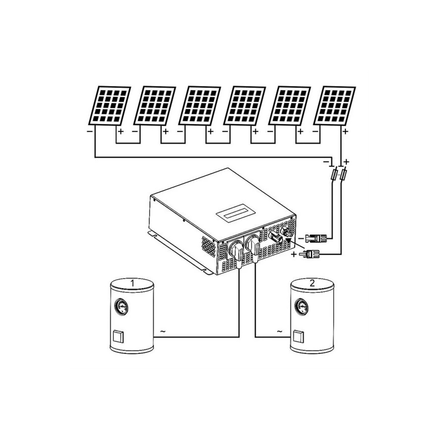 Solarni inverter za ogrevanje vode ECO Solar Boost MPPT-3000 3,5kW PRO