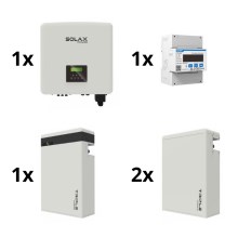 Solarni set: SOLAX konverter 3f + 17,4 kWh TRIPLE Power baterija + elektrometer 3f
