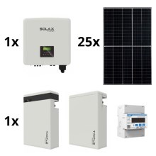 Solarni set: SOLAX Power - 10kWp RISEN + SOLAX pretvornik 3f + 11,6 kWh baterija