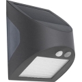 Solarno LED stensko svetilo s senzorjem LED/3W/3,7V 3000/4000K 1200 mAh IP54 antracitno