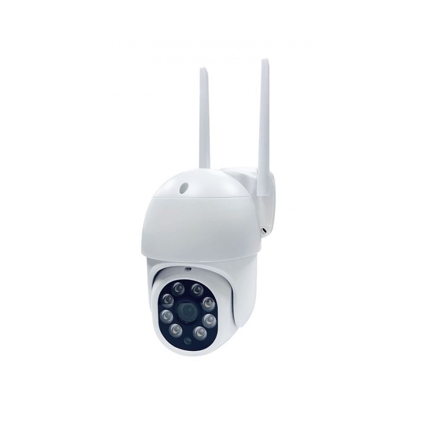 Zunanja vrtljiva pametna IP kamera 5V/FULL HD 1080p IP66 Wi-Fi Tuya