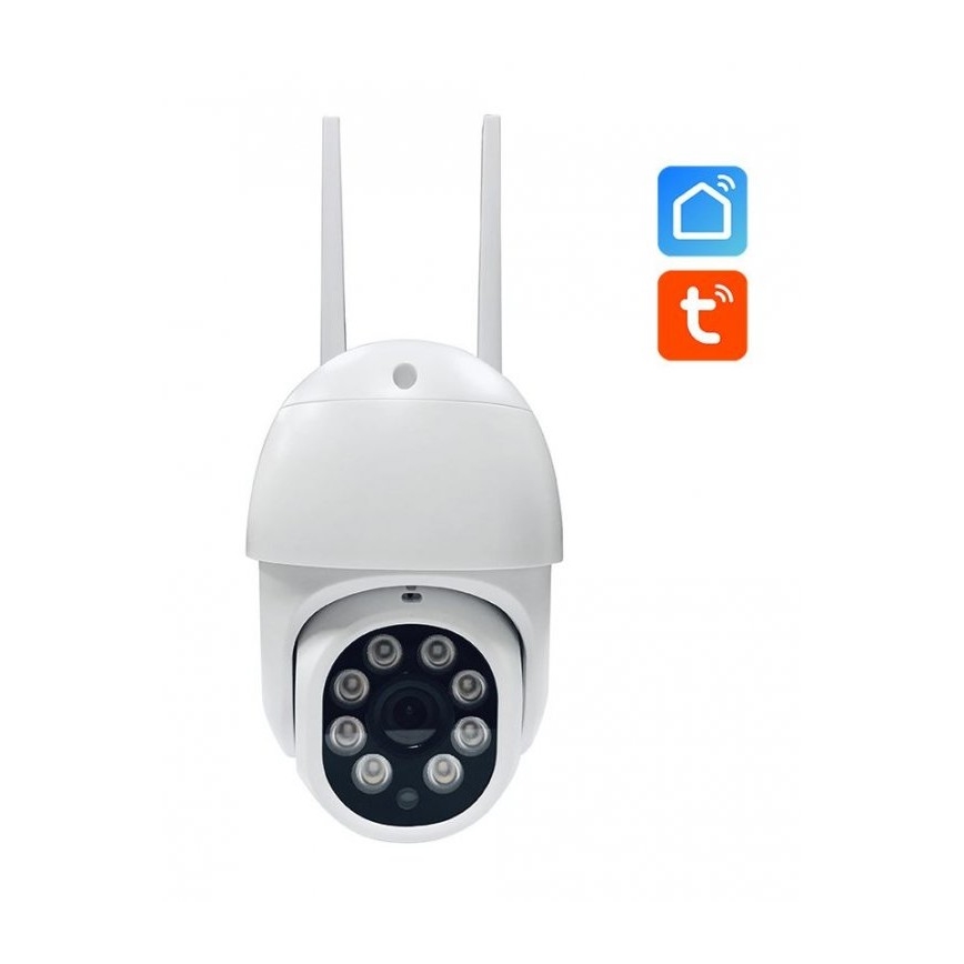 Zunanja vrtljiva pametna IP kamera 5V/FULL HD 1080p IP66 Wi-Fi Tuya