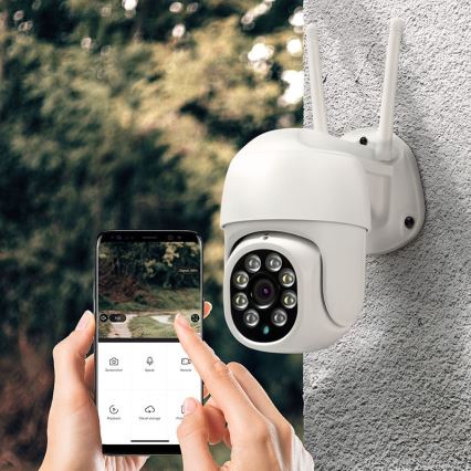 Pametna zunanja kamera s 2K 3MP senzorjem, IP65, Wi-Fi in Tuya