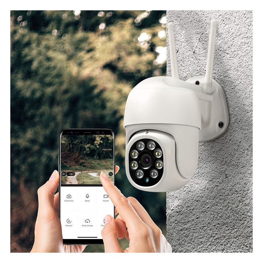 Pametna zunanja kamera s 2K 3MP senzorjem, IP65, Wi-Fi in Tuya