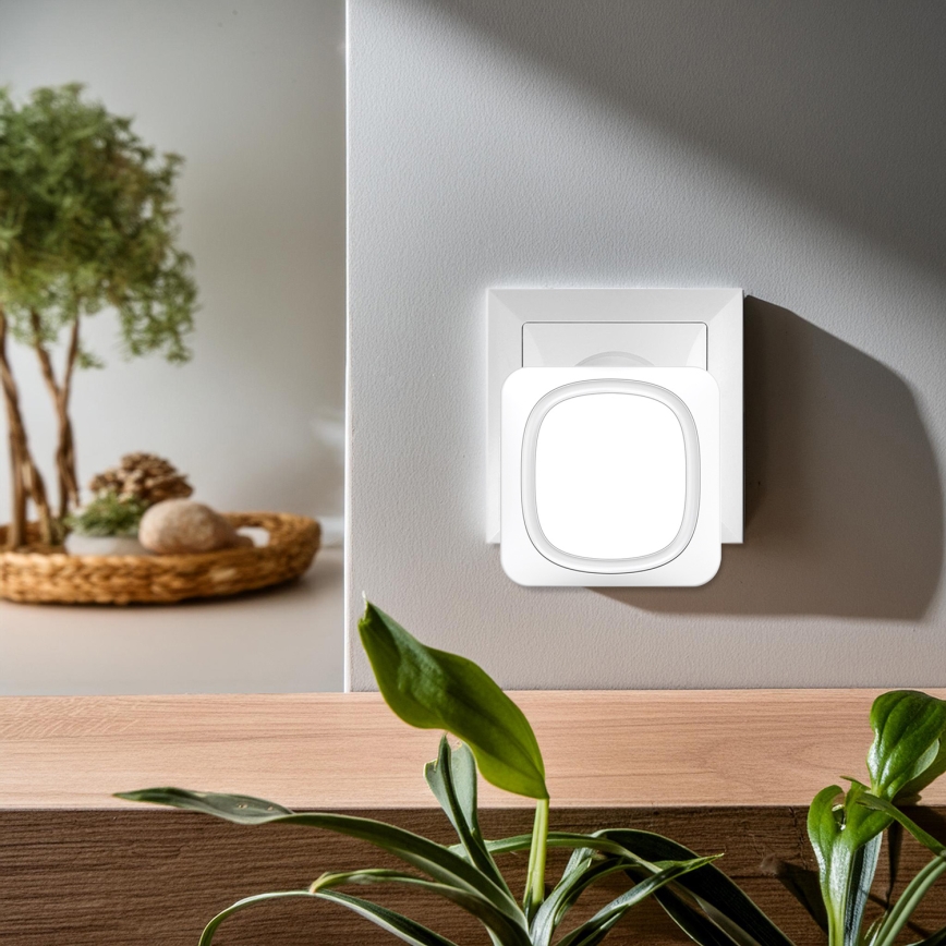 Brezžični zvonec z LED osvetlitvijo 230V IP56 bela
