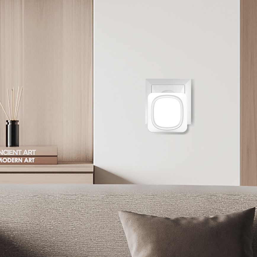 Brezžični zvonec z LED osvetlitvijo 230V IP56 bela