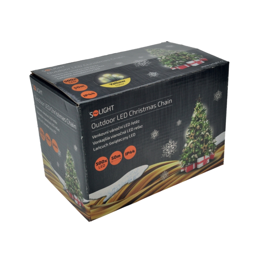 LED Božična zunanja veriga 500xLED/230V 50m IP44 topla bela IP44