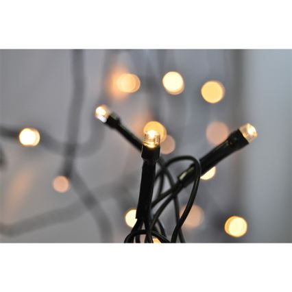 LED Zunanja božična veriga 20m 400xLED/230V IP44 3000K